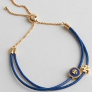 NWOT* Tory Burch Kira Enamel Logo Slider Bracelet